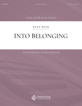 Into Belonging SATB choral sheet music cover